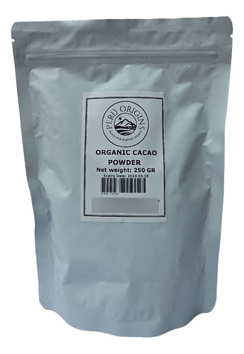 Cacao En Polvo - 100% Cacao Orgánico - 250 Gr.