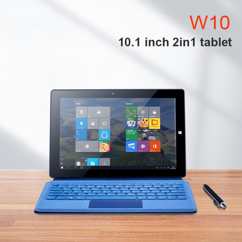 Tablet Pc 2 En 1 W10 Con Teclado, 10,1 Pulgadas, 6 Gb+64 Gb