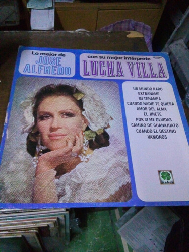 Lucha Villa Lo Mejor De Jose Alfredo Vinyl Lp Acetato Oferta