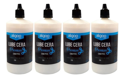 4x Lubrificante Algoo Lube Cera Premium Ptfe Correntes 200g