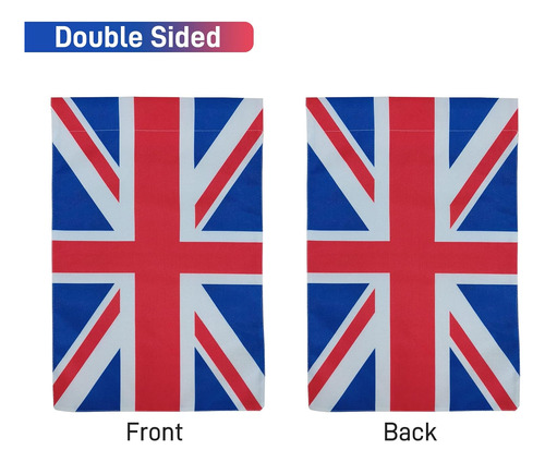 Banderas De Jardin Syii British Union Jack De 12 X 18 Pul...