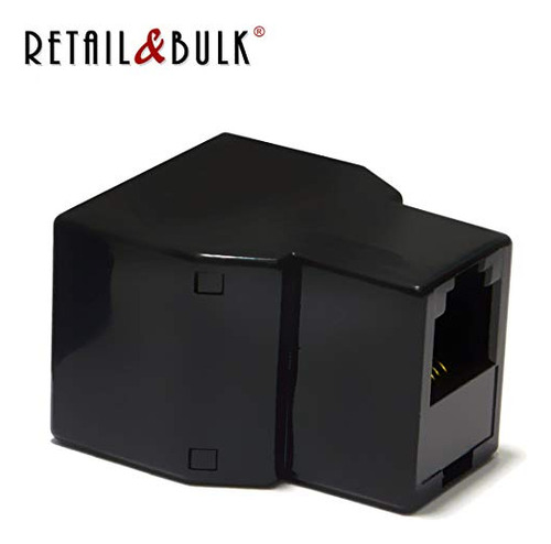 Adaptador Phone Jack Splitter Rj11 De 2 Vías - Conecta 2 Tel