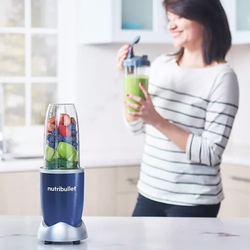 NutriBullet NB9-1301B Pro - Sistema de licuadora/mezclador, 13 piezas,  color azul cobalto, 900 W