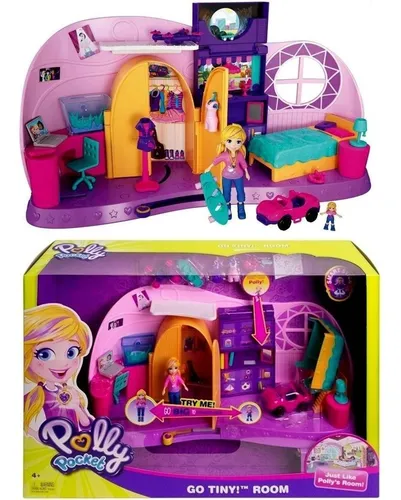 Polly Pocket Quarto Transformável Da Polly - Mattel