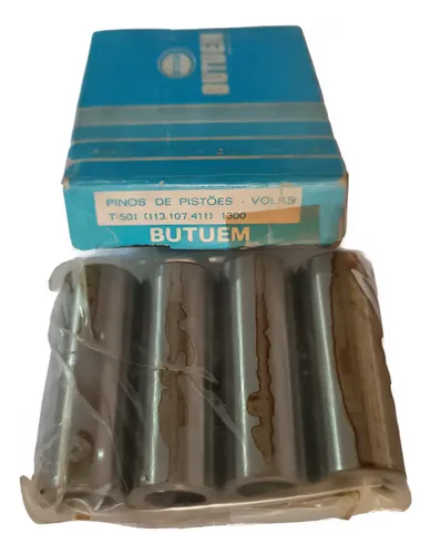 Pino Pistão Kombi Fusca 1300 22mm Butuem T501 Jogo 04 Peças