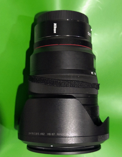 Lente Nikon Nikkor Z 24-70mm F/2.8 S Impecable Muy Poco Uso Nikon S Negro (Usado)