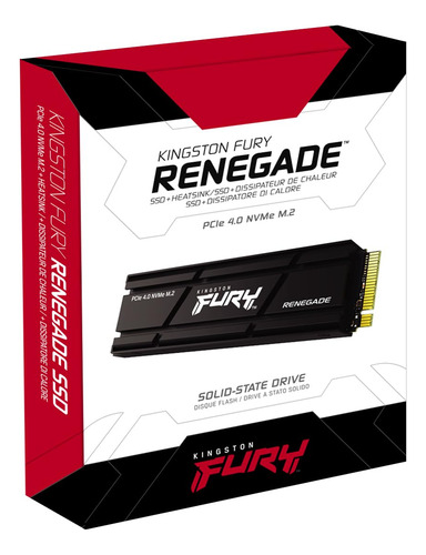 Ssd Kingston Fury Renegade 2000gb Nvme Pcie 7300mb/s M.2 228