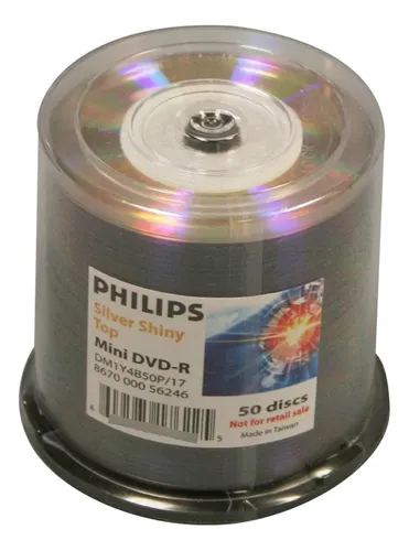 Packs De Mini Dvd-r 1.4gb Para Videocámara Y Otros. Varios 35 Philips