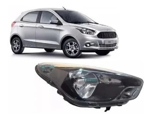 Optica Ford Ka 2016 2017 2018 Fondo Negro -