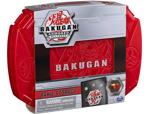Bakugan, Baku-storage Case Con Figura De Acción Colecciona.