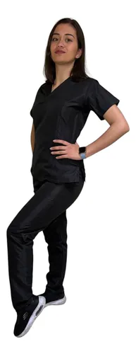 Uniforme Antifluido Scrub Médico Mujer + Obsequios Lavables
