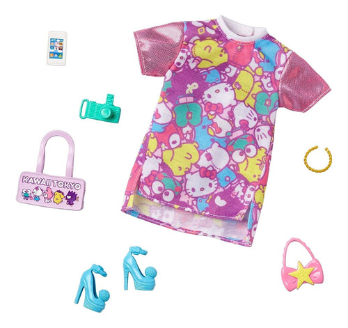 Ropa  Paquete De  De Muñeca Inspirada En Hello Kitty Fr80rm