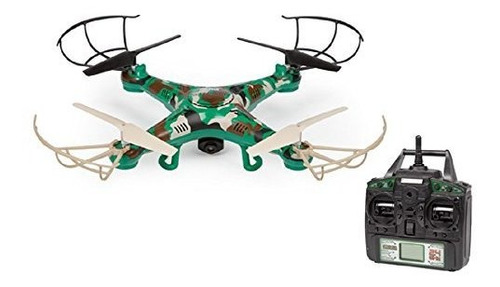 World Tech Toys 24ghz Striker Camo 45 Canales Rc Spy Drone