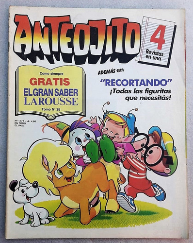 Anteojito N° 1175 Revista Sin Accesorios Septiembre Año 87