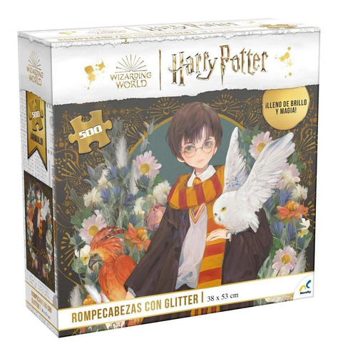 Rompecabezas Glitter 500 Piezas Harry Potter