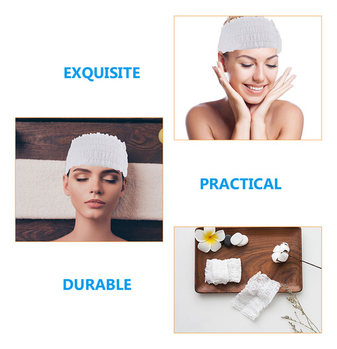 Diademas Elásticas Para Mujer, 60 Unidades, No Tejidas, Para