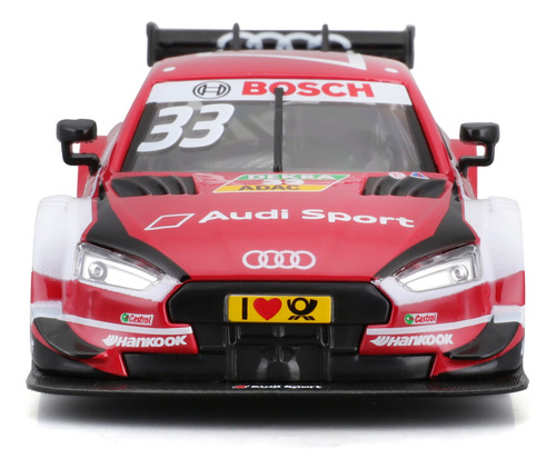 Auto Bburago Race 2018 Audi Rs 5 Dtm 2018 A Escala 1:32 Rojo