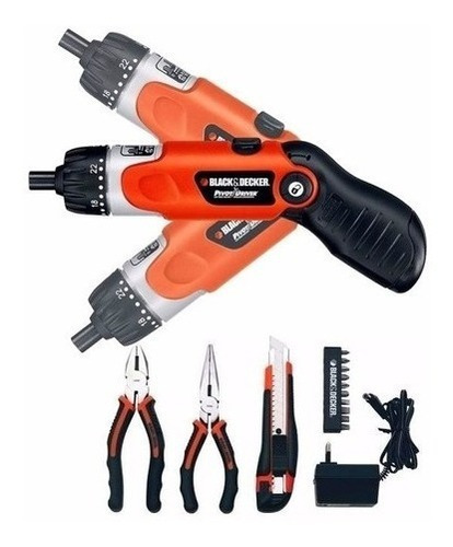 Atornillador Inalambrico Black Decker Con Accesorios