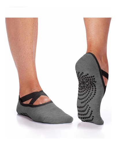 Gaiam Yoga Barre Socks | Non Slip Sticky, 2 Pares Calcetines