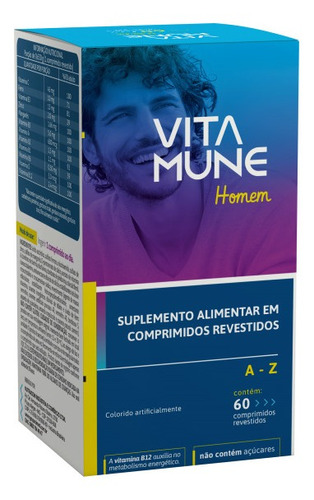 Suplemento Alimentar Vitamune Homem A-z - 60 Comprimidos