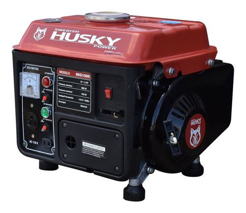 Imagen 1 de 3 de Generador portátil Swedish Husky Power HKG1000 900W 110V