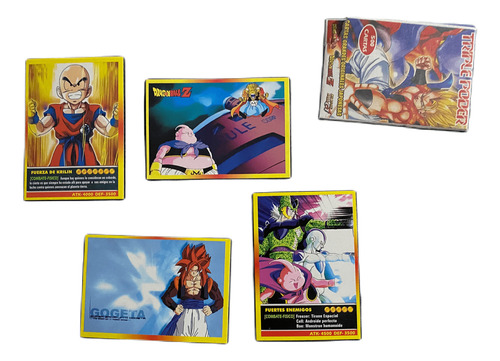 Sobre De Cartas Dragón Ball Z Dbz 4 Cartas Al Azar C/u