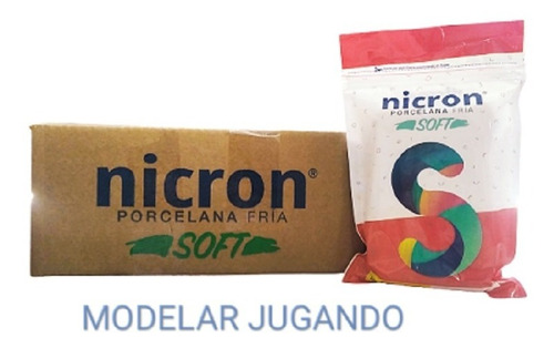 Imagen 3 de 3 de Porcelana Nicron Soft 5 Paquetes X 325 Grs