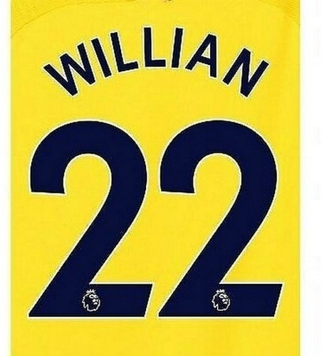 Numero #22 Willian Chelsea  2018/19 Liquido