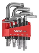 Comprar Juego De Llaves Torx T10-t50 9 Pzas Largas (5098l) - Force