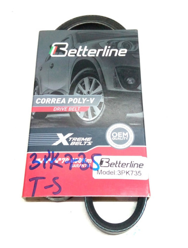 Correa Alternador Twingo 2005 2006 3pk735 Renault