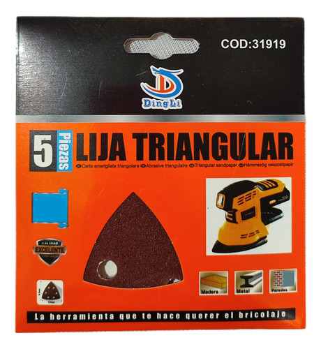 Lija Triangular 9.3 X 9.3 Grano 60