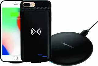 Funda Power Bank + Cargador Wireles Para iPhone 6 7 8 Plus