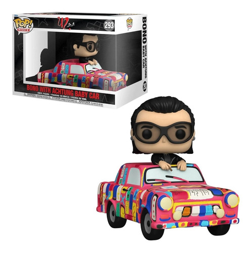 Funko Pop U2 Bono With Achtung Baby Car 293