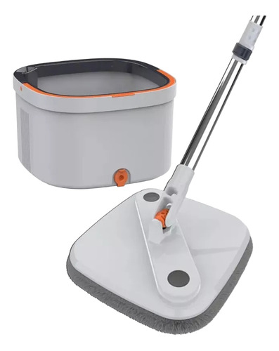 Trapeador Mopa 360 Con Balde Giratorio Centrifugo Microfibra