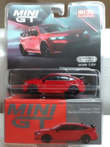 Honda Civic Type R Rojo Escala 1 64 Marca Mini Gt 