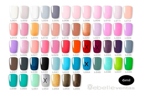 Esmalte Semipermanente Led Uv 6ml Muchos Colores / Envio Ya!