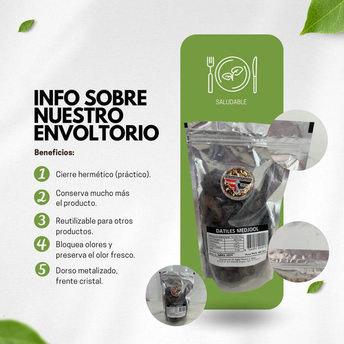 Datiles Medjool Israel Con Carozo Por 400 Gramos | Premium |