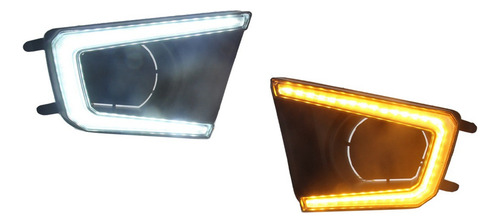 Para Toyota Dynamic Turn Signal Car Drl Led De Conducción Di