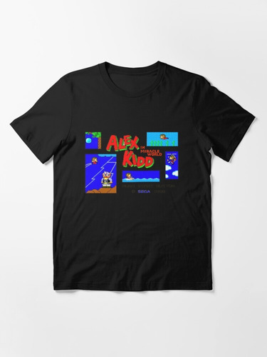 Alex Kidd Camiseta Esencial Remera Clásica Sega_va