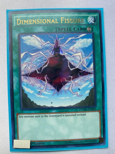 Dimensional Fissure Ultra Yugioh