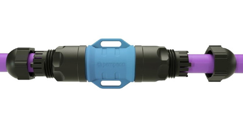 Imagen 4 de 8 de Pack X2 Conector Estanco Pampaco Tripolar C/bornera 24a