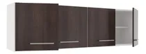 Comprar Alacena Orlandi 3008 1.60 4 Puertas 1 Estante Blanco Wengue Color Wengue\u002Fblanco