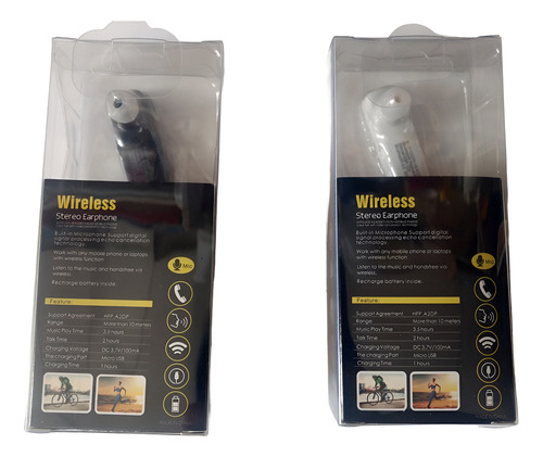Manos Libres Bluetooth Universal Llamadas Micrófono Audífono