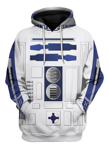 Disfraz De Halloween Cosplay Star Wars Sudadera Con Capucha