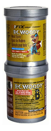 Pc Products Pc-woody Wood Repair Epoxy Paste, Two-part 12oz