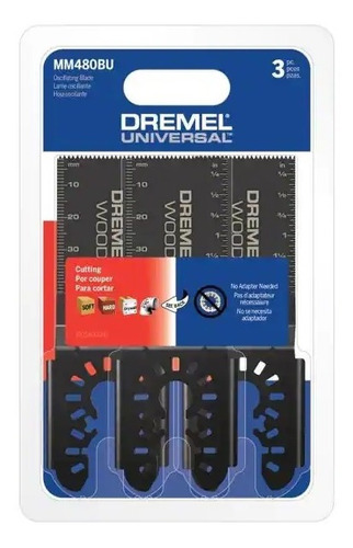 Navajas Para Sierra Dremel Universal 1-1/4 In. 3 Pack