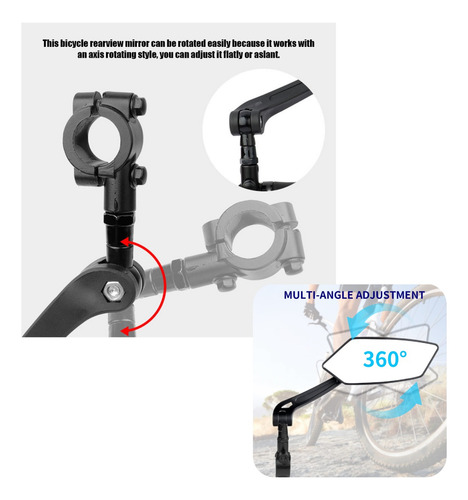 Accesorios Para Bicicletas Scooters Espejos Retrovisores