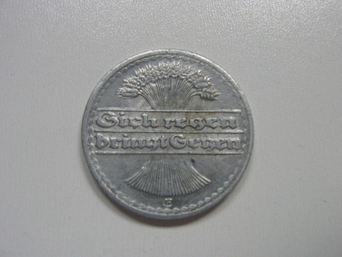 Moneda Alemania Pfenning 1921e (Usado)