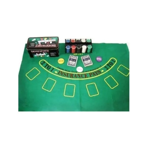 Juego De Poker Texas Hold'em Set 200 Fichas