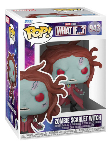 Funko Pop Zombie Scarlet Witch 943 Marvel What If?